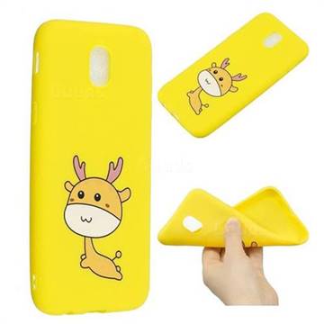 Cute Deer Anti-fall Frosted Relief Soft TPU Back Cover for Samsung Galaxy J5 2017 J530 Eurasian