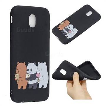 Ice Cream Bear Anti-fall Frosted Relief Soft TPU Back Cover for Samsung Galaxy J5 2017 J530 Eurasian