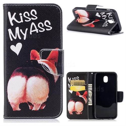 Lovely Pig Ass Leather Wallet Case for Samsung Galaxy J5 2017 J530