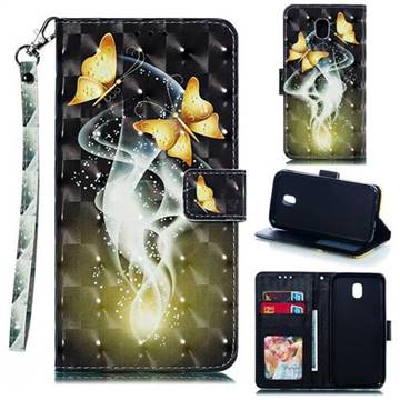 Dream Butterfly 3D Painted Leather Phone Wallet Case for Samsung Galaxy J5 2017 J530 Eurasian