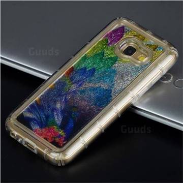 Phoenix Glassy Glitter Quicksand Dynamic Liquid Soft Phone Case for Samsung Galaxy J5 Prime