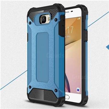 King Kong Armor Premium Shockproof Dual Layer Rugged Hard Cover for Samsung Galaxy J5 Prime - Sky Blue