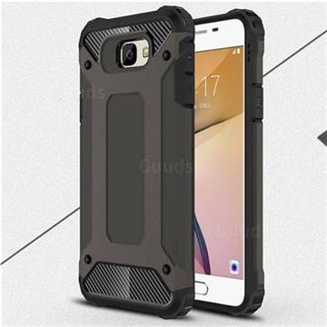 King Kong Armor Premium Shockproof Dual Layer Rugged Hard Cover for Samsung Galaxy J5 Prime - Bronze