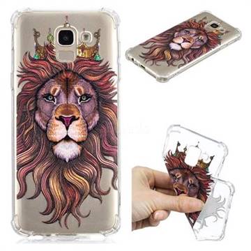 Lion King Anti-fall Clear Varnish Soft TPU Back Cover for Samsung Galaxy J6 (2018) SM-J600F