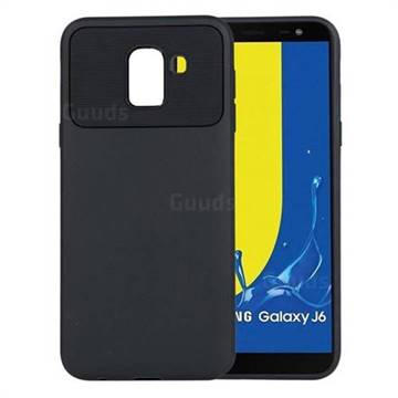 Carapace Soft Back Phone Cover for Samsung Galaxy J6 (2018) SM-J600F - Black