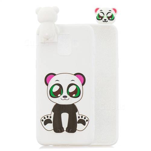 Panda Soft 3D Climbing Doll Stand Soft Case for Samsung Galaxy J6 (2018) SM-J600F