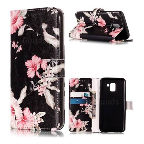 Azalea Flower PU Leather Wallet Case for Samsung Galaxy J6 (2018) SM-J600F