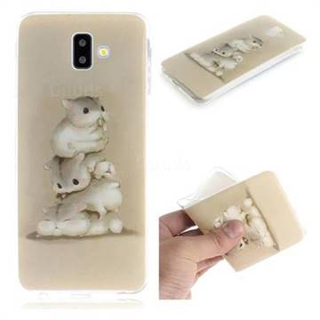Three Squirrels IMD Soft TPU Cell Phone Back Cover for Samsung Galaxy J6 Plus / J6 Prime