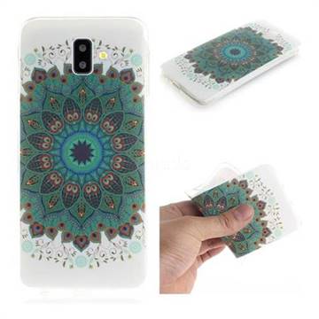 Peacock Mandala IMD Soft TPU Cell Phone Back Cover for Samsung Galaxy J6 Plus / J6 Prime