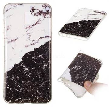 Black and White Soft TPU Marble Pattern Phone Case for Samsung Galaxy J6 Plus / J6 Prime
