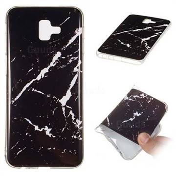 Black Rough white Soft TPU Marble Pattern Phone Case for Samsung Galaxy J6 Plus / J6 Prime