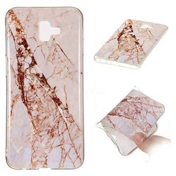 White Crushed Soft TPU Marble Pattern Phone Case for Samsung Galaxy J6 Plus / J6 Prime
