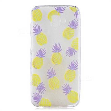 Carton Pineapple Super Clear Soft TPU Back Cover for Samsung Galaxy J6 Plus / J6 Prime