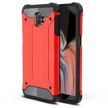 King Kong Armor Premium Shockproof Dual Layer Rugged Hard Cover for Samsung Galaxy J6 Plus / J6 Prime - Big Red