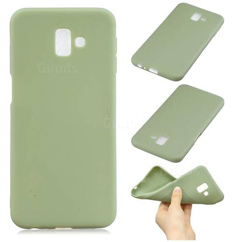 giro Salida Desde Candy Soft Silicone Phone Case for Samsung Galaxy J6 Plus / J6 Prime - Pea  Green - Galaxy J6 Plus Cases - Guuds
