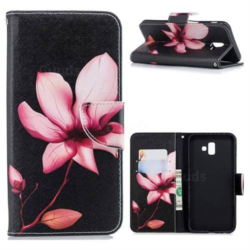 Lotus Flower Leather Wallet Case for Samsung Galaxy J6 Plus / J6 Prime