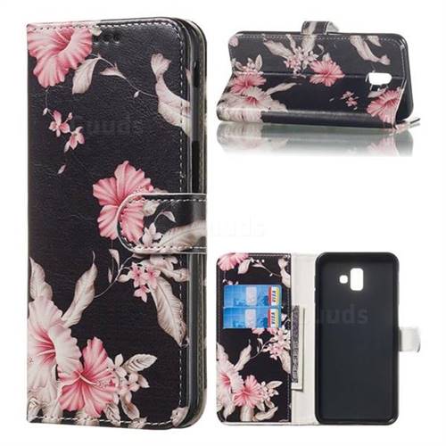 Azalea Flower PU Leather Wallet Case for Samsung Galaxy J6 Plus / J6 Prime