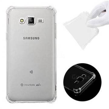 Anti-fall Clear Soft Back Cover for Samsung Galaxy J7 2015 J700