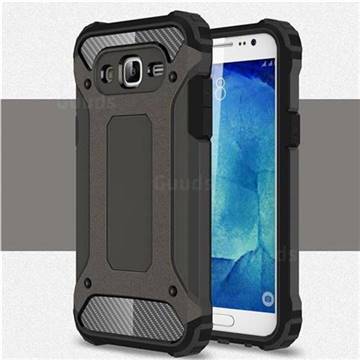 King Kong Armor Premium Shockproof Dual Layer Rugged Hard Cover for Samsung Galaxy J7 2015 J700 - Bronze