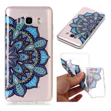 Peacock flower Super Clear Soft TPU Back Cover for Samsung Galaxy J7 2016 J710