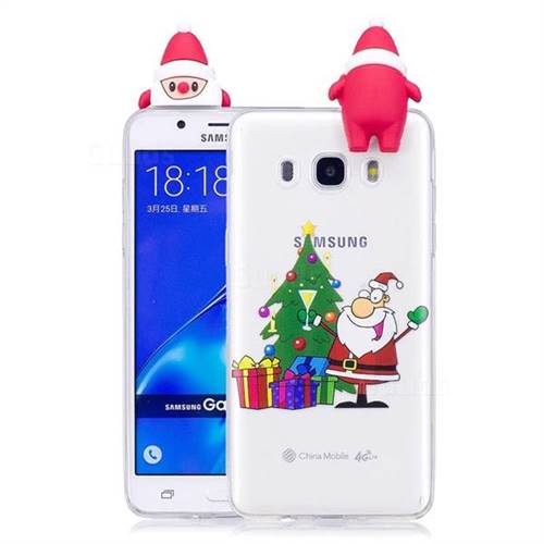 Christmas Spree Soft 3D Climbing Doll Soft Case for Samsung Galaxy J7 2016 J710