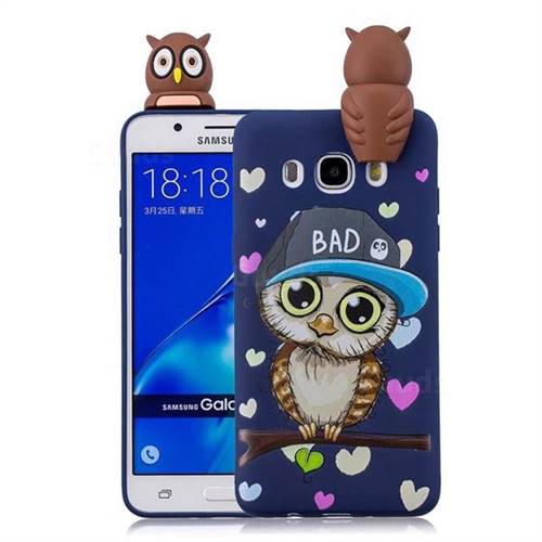 Bad Owl Soft 3D Climbing Doll Soft Case for Samsung Galaxy J7 2016 J710
