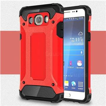 King Kong Armor Premium Shockproof Dual Layer Rugged Hard Cover for Samsung Galaxy J7 2016 J710 - Big Red