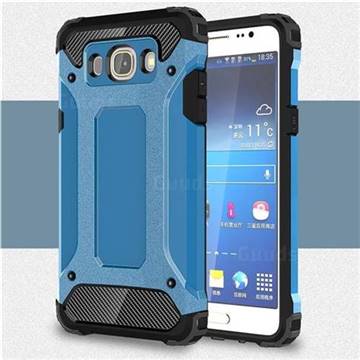 King Kong Armor Premium Shockproof Dual Layer Rugged Hard Cover for Samsung Galaxy J7 2016 J710 - Sky Blue