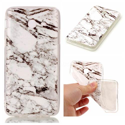 White Soft TPU Marble Pattern Case for Samsung Galaxy J7 2017 Halo