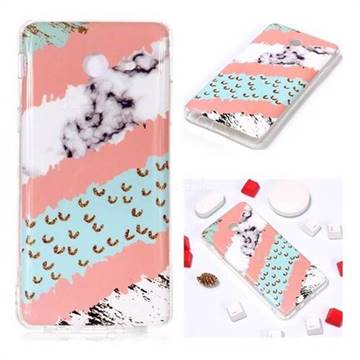 Diagonal Grass Soft TPU Marble Pattern Phone Case for Samsung Galaxy J7 2017 Halo US Edition