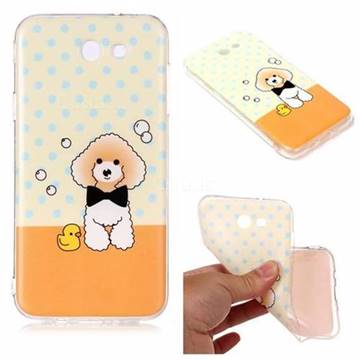Cute Puppy Matte Soft TPU Back Cover for Samsung Galaxy J7 2017 Halo US Edition