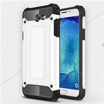 King Kong Armor Premium Shockproof Dual Layer Rugged Hard Cover for Samsung Galaxy J7 2017 Halo US Edition - White