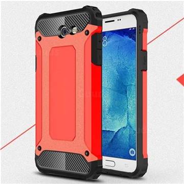 King Kong Armor Premium Shockproof Dual Layer Rugged Hard Cover for Samsung Galaxy J7 2017 Halo US Edition - Big Red