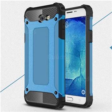 King Kong Armor Premium Shockproof Dual Layer Rugged Hard Cover for Samsung Galaxy J7 2017 Halo US Edition - Sky Blue