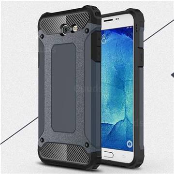 King Kong Armor Premium Shockproof Dual Layer Rugged Hard Cover for Samsung Galaxy J7 2017 Halo US Edition - Navy