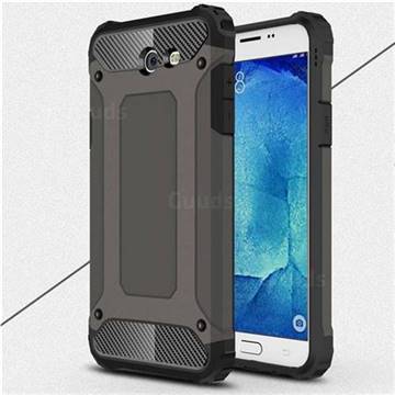 King Kong Armor Premium Shockproof Dual Layer Rugged Hard Cover for Samsung Galaxy J7 2017 Halo US Edition - Bronze