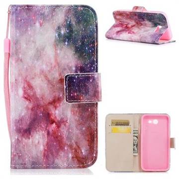 Cosmic Stars PU Leather Wallet Case for Samsung Galaxy J7 2017 Halo US Edition
