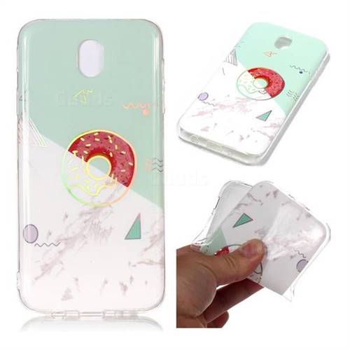 Donuts Marble Pattern Bright Color Laser Soft TPU Case for Samsung Galaxy J7 2017 J730 Eurasian