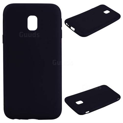 Candy Soft Silicone Protective Phone Case for Samsung Galaxy J7 2017 J730 Eurasian - Black
