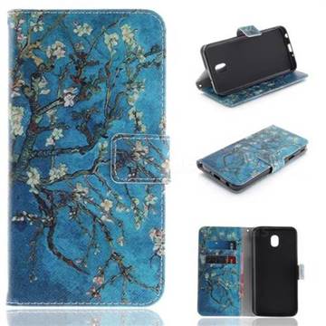 Apricot Tree PU Leather Wallet Case for Samsung Galaxy J7 (2018)