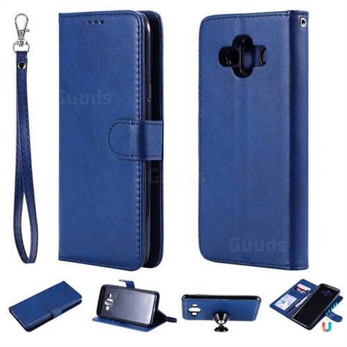 Retro Greek Detachable Magnetic PU Leather Wallet Phone Case for