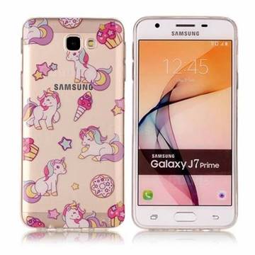 Unicorn Super Clear Soft TPU Back Cover for Samsung Galaxy J7 Prime G610
