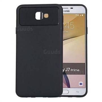 Carapace Soft Back Phone Cover for Samsung Galaxy J7 Prime G610 - Black