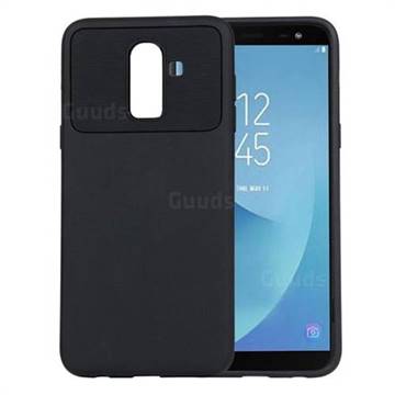 Carapace Soft Back Phone Cover for Samsung Galaxy J8 - Black
