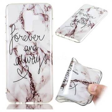 Forever Soft TPU Marble Pattern Phone Case for Samsung Galaxy J8