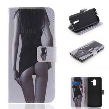 Sexy Girls PU Leather Wallet Case for Samsung Galaxy J8