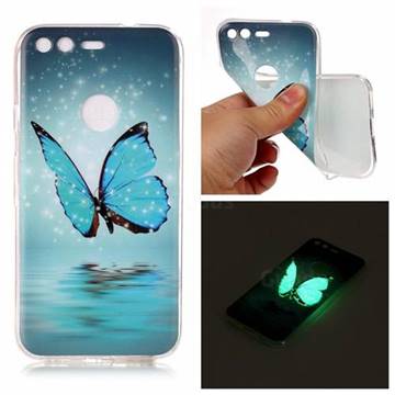 Butterfly Noctilucent Soft TPU Back Cover for Google Pixel