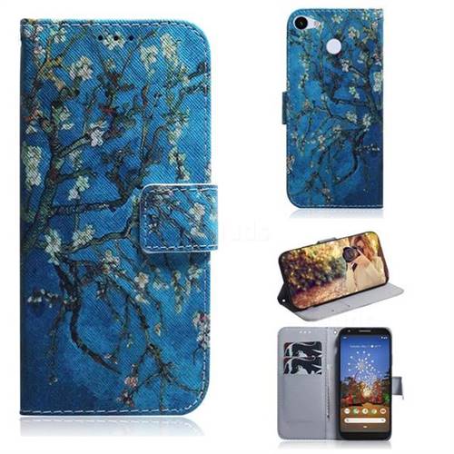 Apricot Tree PU Leather Wallet Case for Google Pixel 3A