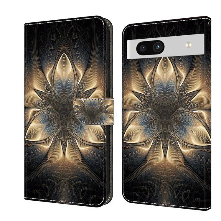 Resplendent Mandala Crystal PU Leather Protective Wallet Case Cover for Google Pixel 7A
