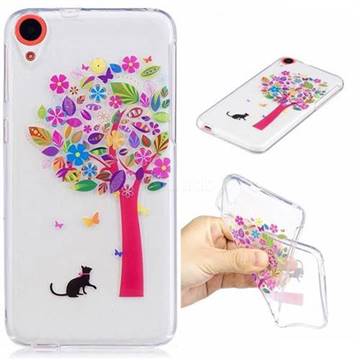 Tree cat Super Clear Soft TPU Back Cover for HTC Desire 820 D820